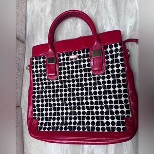 Kate Spade Vintage Red and Black Patterned Women's Bag, rare find! No strap.